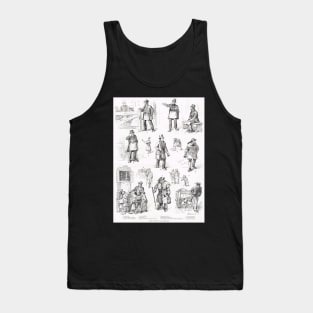 Extinct types of Old London Life 1890 Tank Top